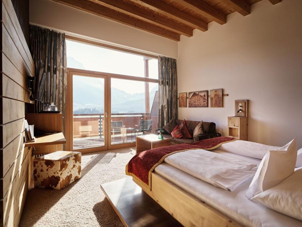 Postel nebo postele na pokoji v ubytování MOHR life resort