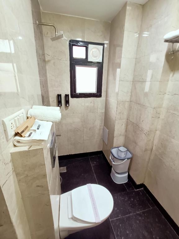 Koupelna v ubytování Hotel Sun Grand