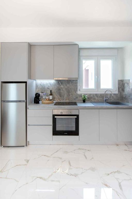Kuchyň nebo kuchyňský kout v ubytování Sandy house