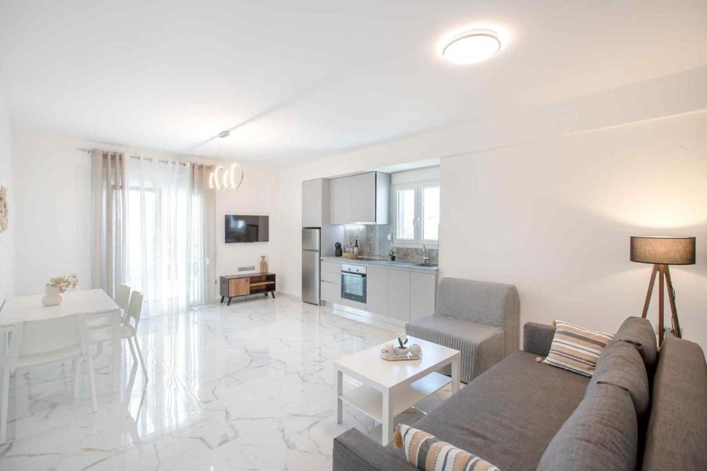TV a/nebo společenská místnost v ubytování Sandy house