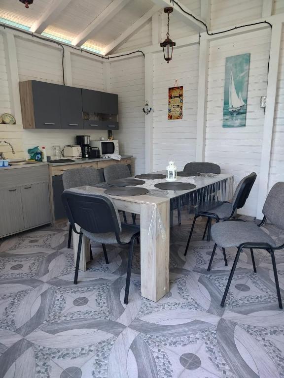 Kuchyň nebo kuchyňský kout v ubytování Casa Dobrogea