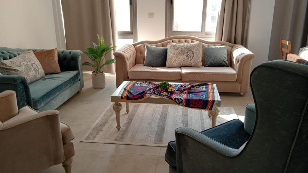 Posezení v ubytování Comfort Plaza Andalus