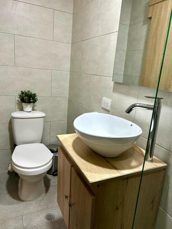 Koupelna v ubytování Hostelfc Teusaquillo