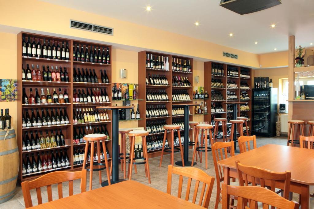 Nápoje v ubytování Wine Pension Prague