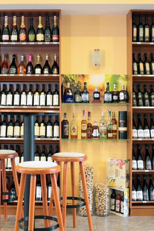Nápoje v ubytování Wine Pension Prague