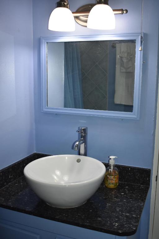 Koupelna v ubytování Villa Blue Vue