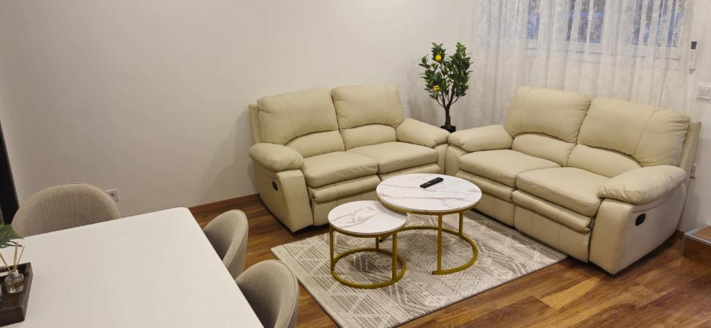 Χώρος καθιστικού στο Apartments Dubrava 5