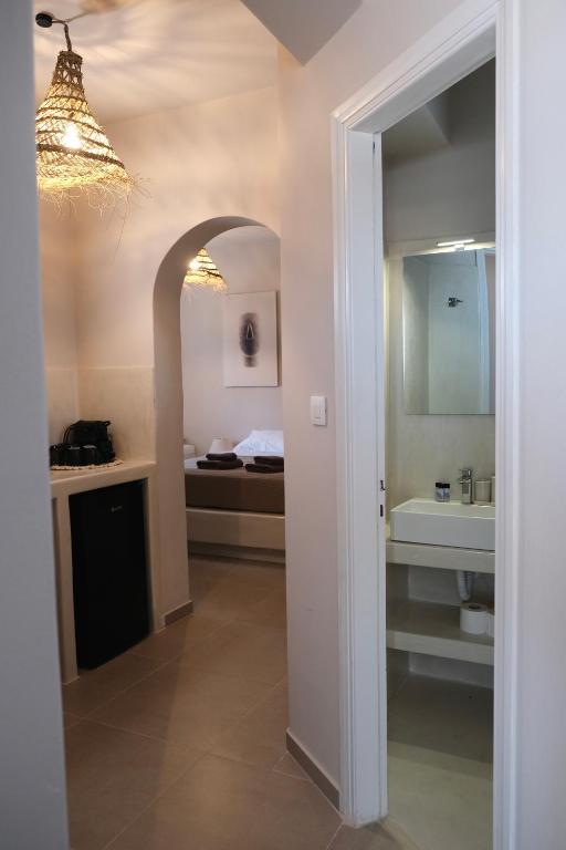 Koupelna v ubytování Cycladic Charm
