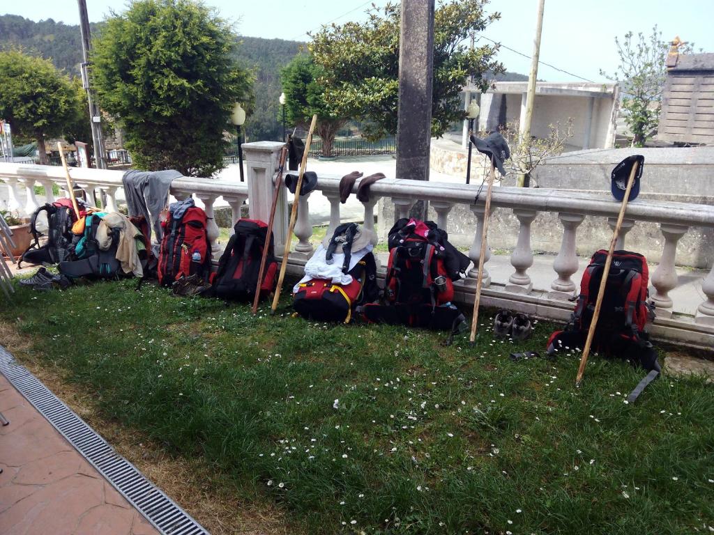 Zahrada ubytování Albergue As Eiras