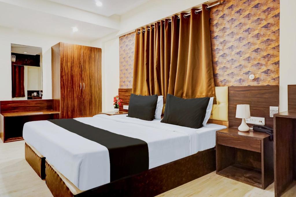 Postel nebo postele na pokoji v ubytování Super Hotel O Ginger Gold
