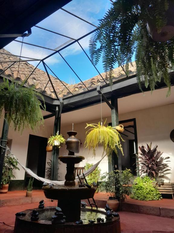 Κήπος έξω από το Hotel Pueblo Dorado Sesquilé