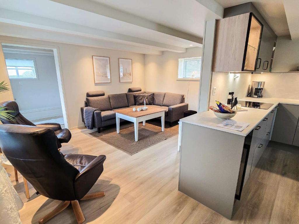 Kuchyň nebo kuchyňský kout v ubytování Holiday home bud III