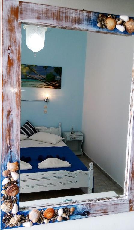 Postel nebo postele na pokoji v ubytování Alexia Apartments & Studios