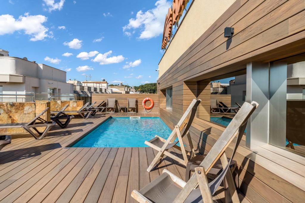 Bazén v ubytování Hotel Metropol nebo v jeho okolí