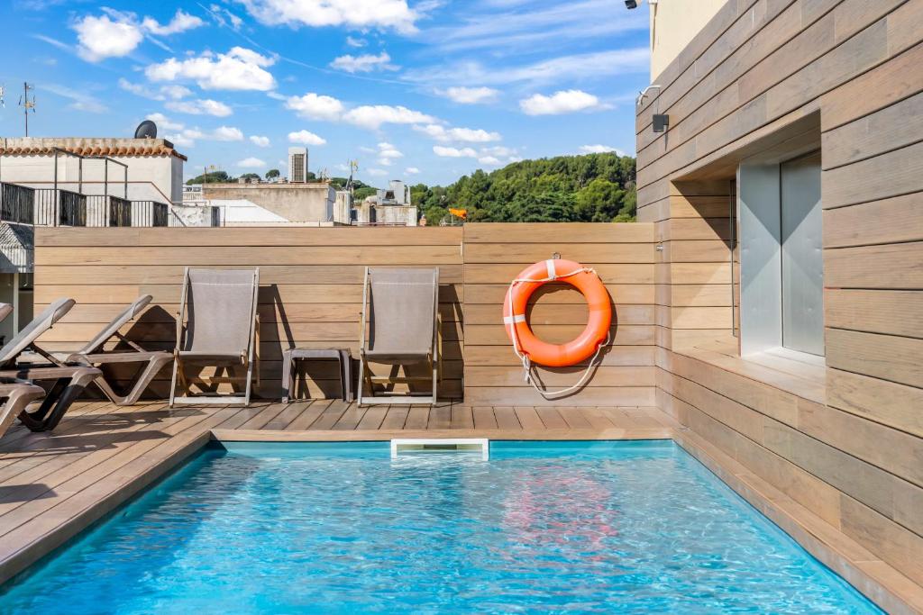 Bazén v ubytování Hotel Metropol nebo v jeho okolí