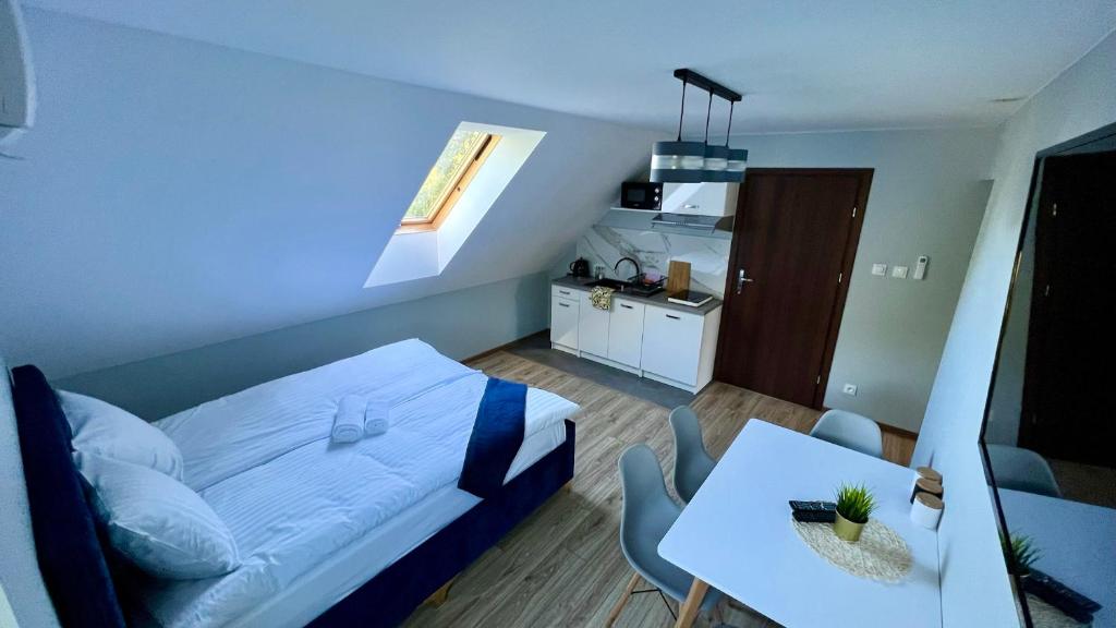 Ruang duduk di Aparthotel w Dolinie Stawów Zator