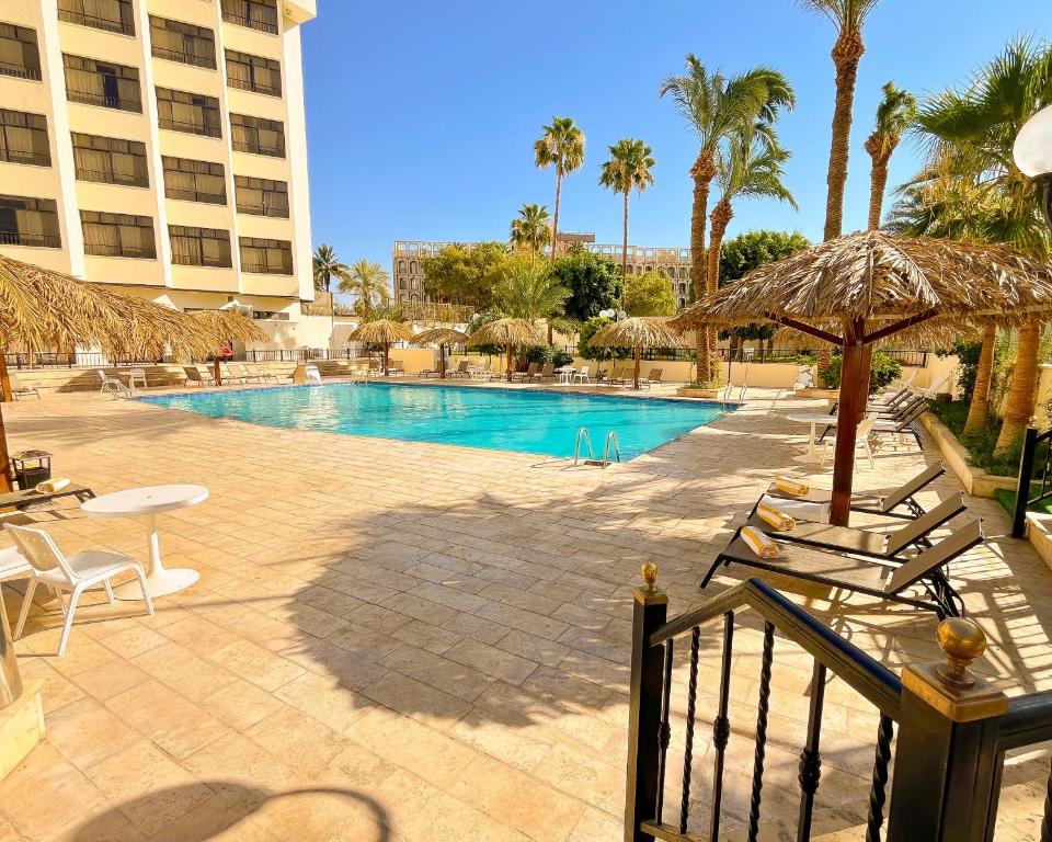 Aqaba hotel room in Jordan with a clean bright interior