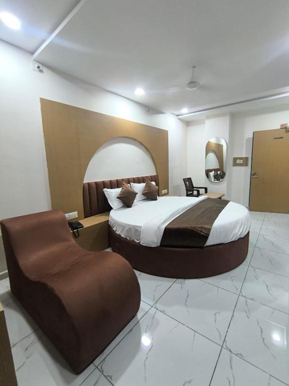 Postel nebo postele na pokoji v ubytování Hotel RD