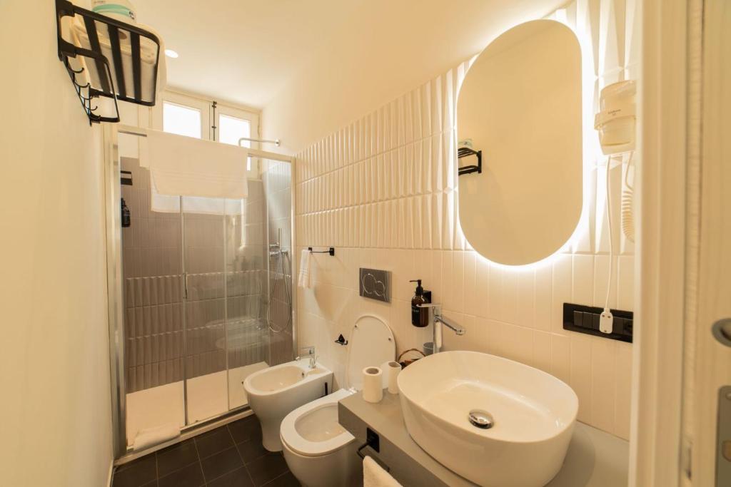 Koupelna v ubytování Archimede Vacanze B&B