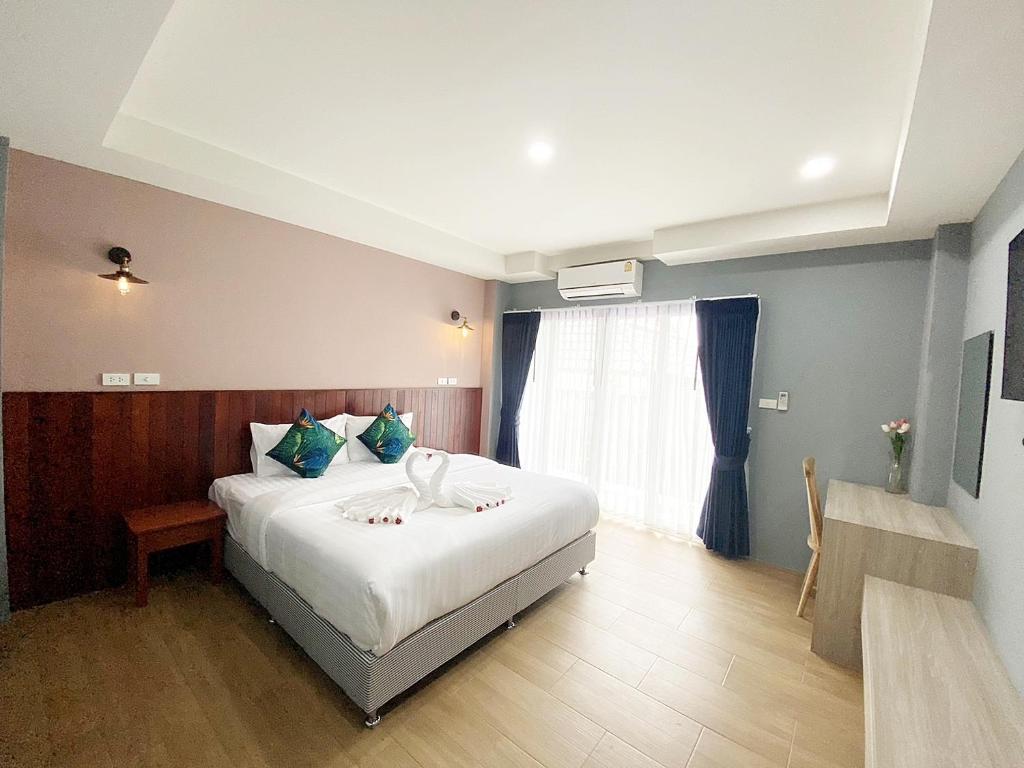 Pohnphansa Boutique Hotel - Habitación Deluxe Con Cama Extragrande