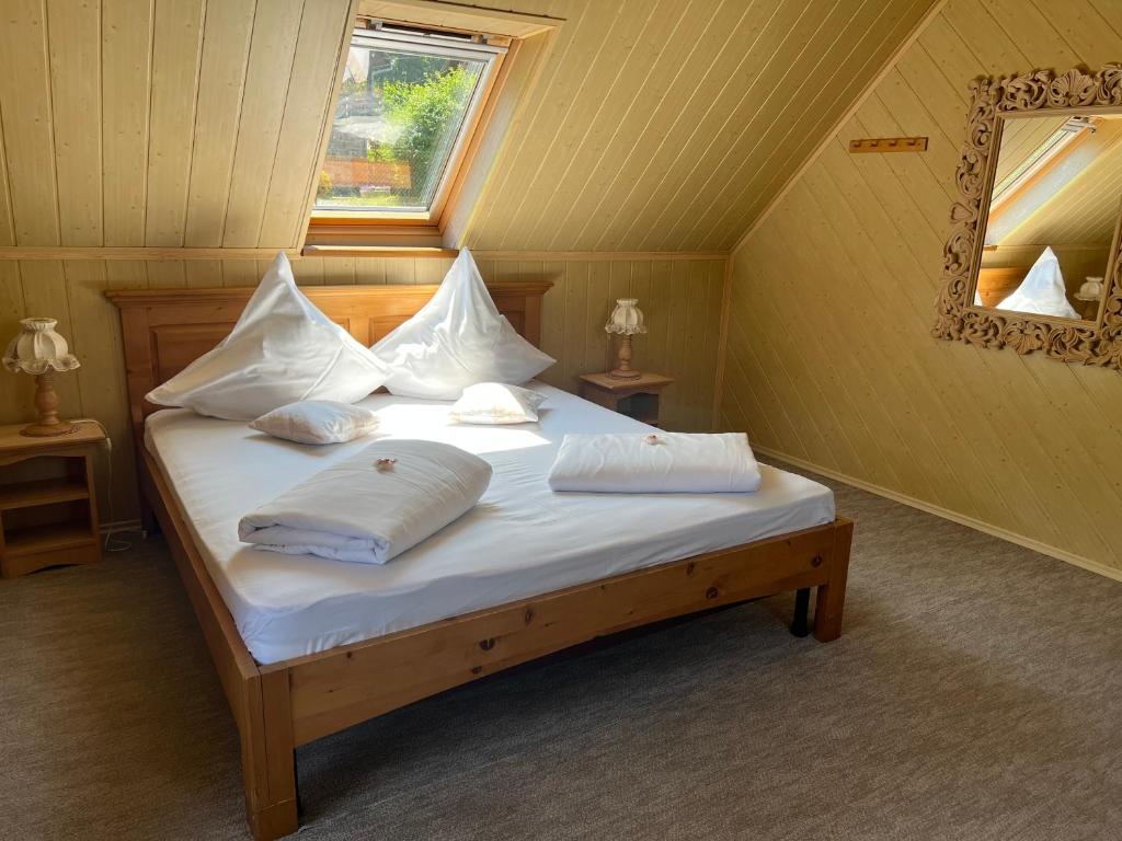 Postel nebo postele na pokoji v ubytování Casa Dan