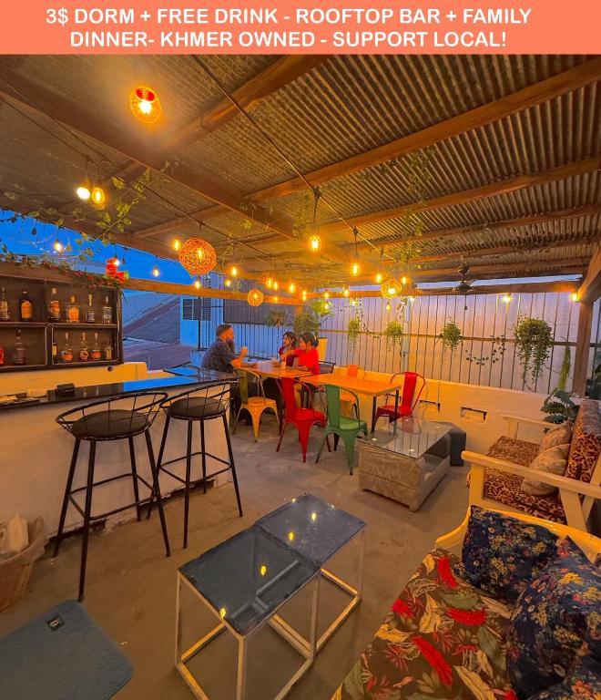 Posezení v ubytování Social Backpacker Hostel & Rooftop Bar