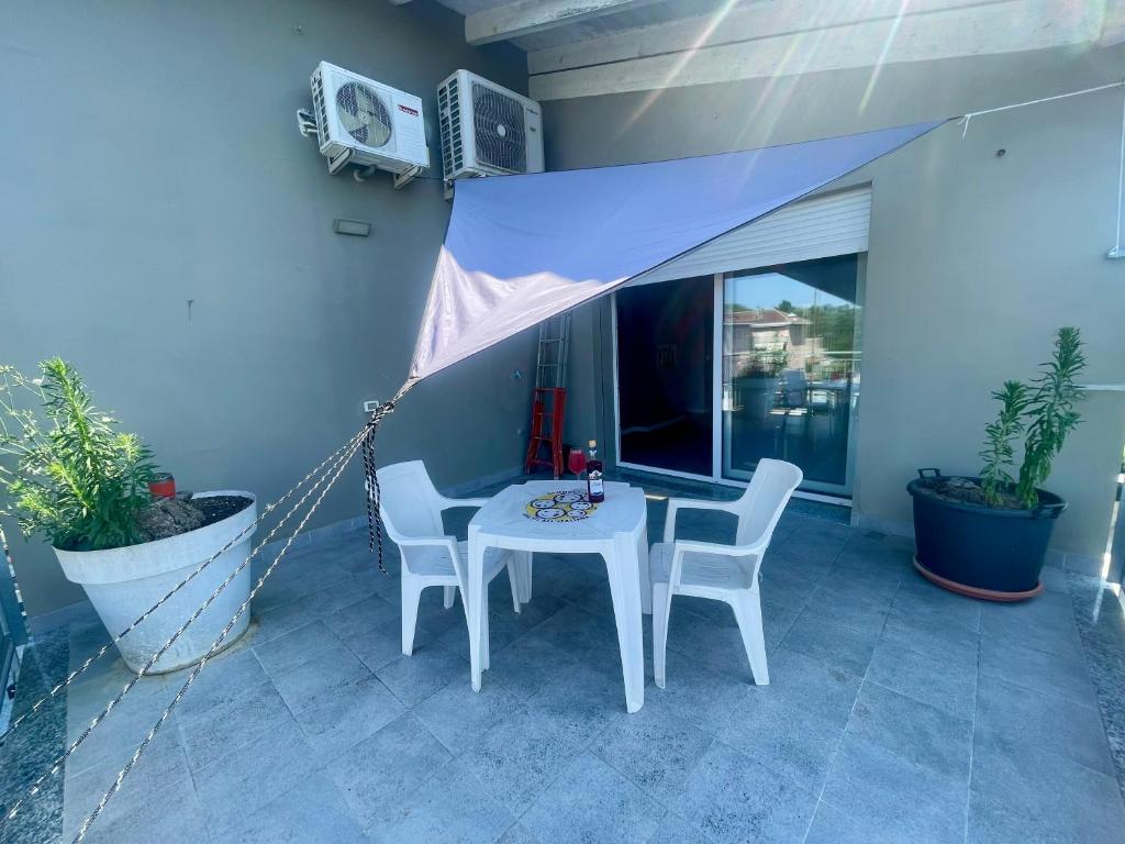 Patio nebo venkovní prostory v ubytování Polly house