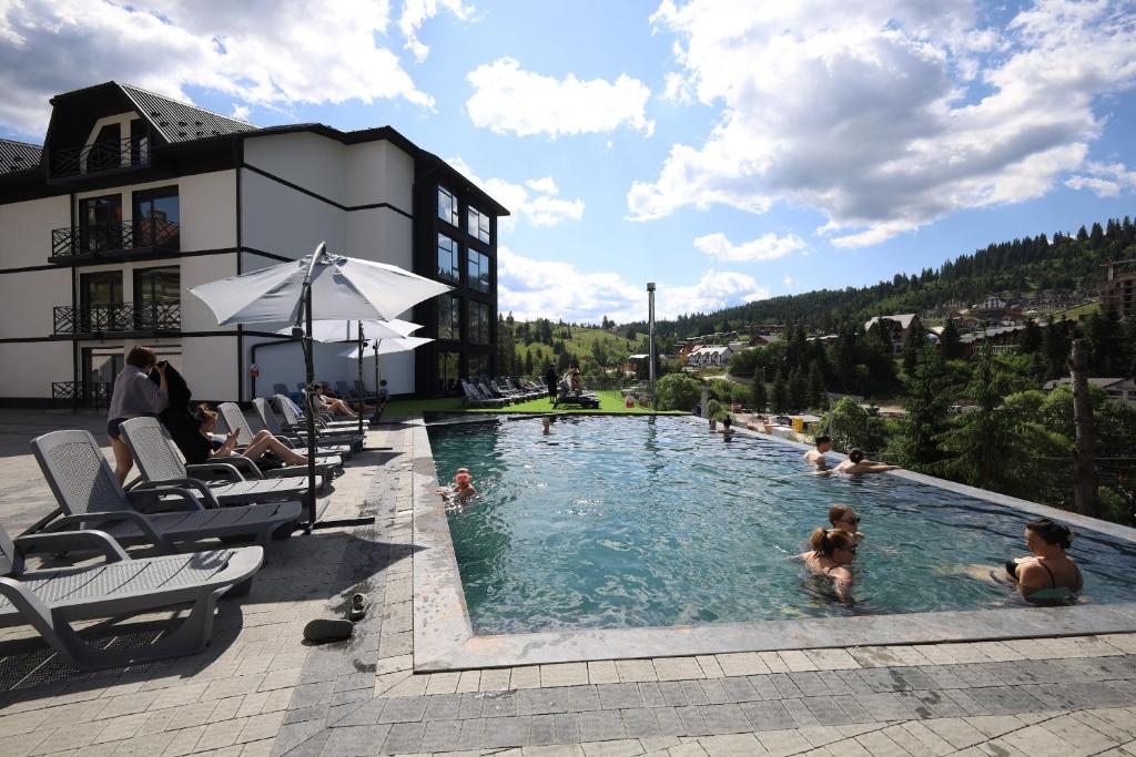 Bazén v ubytování Milana SPA & Hotel - SPA included nebo v jeho okolí