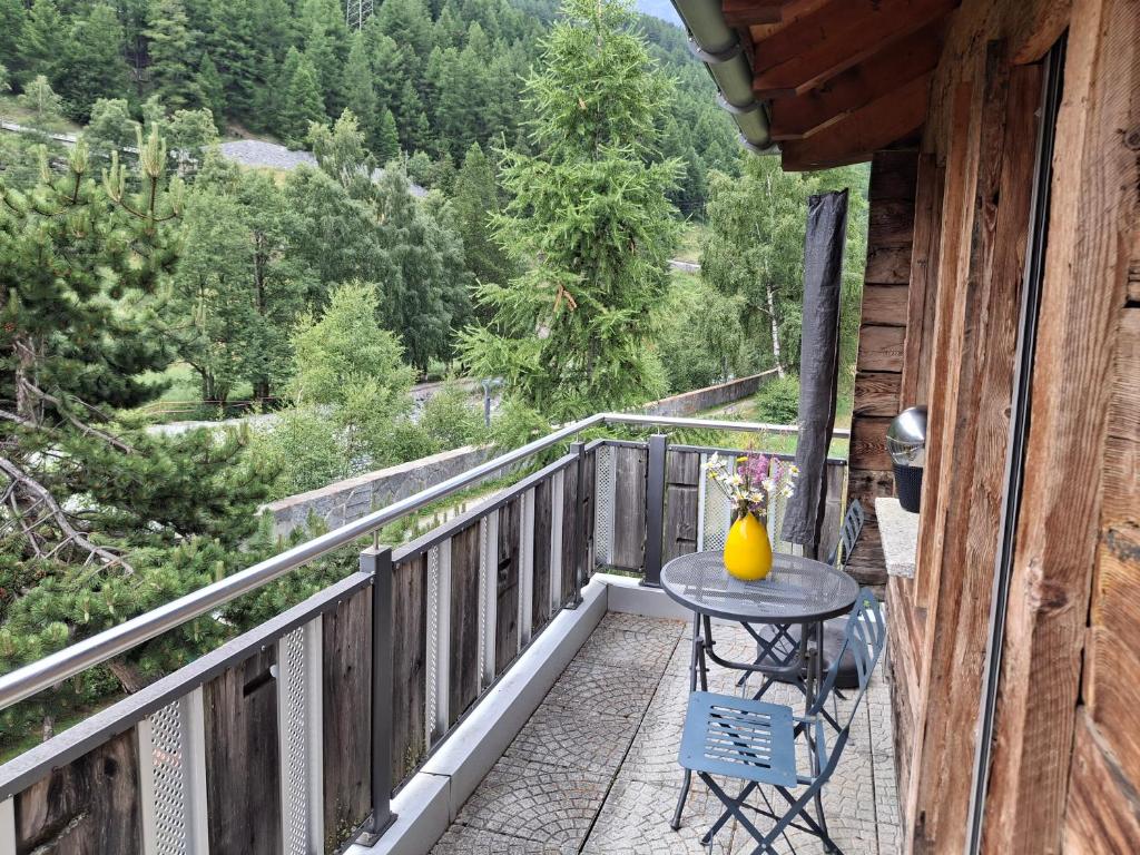 Balkón nebo terasa v ubytování Aquarell Apartments