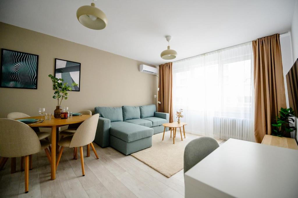 Posezení v ubytování Retreat on Victoriei