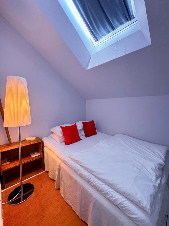 Postel nebo postele na pokoji v ubytování Björnåsen Bear Hill