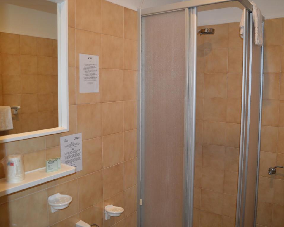 Koupelna v ubytování Park Hotel Sancelso