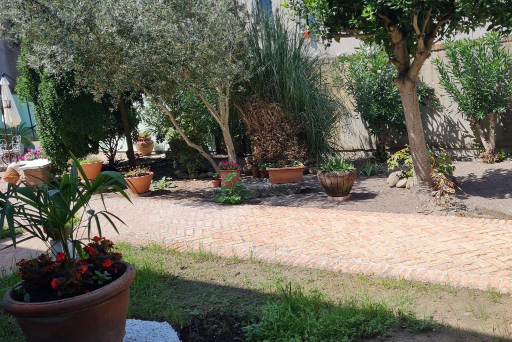 Zahrada ubytování B&B Corte dei Ducati
