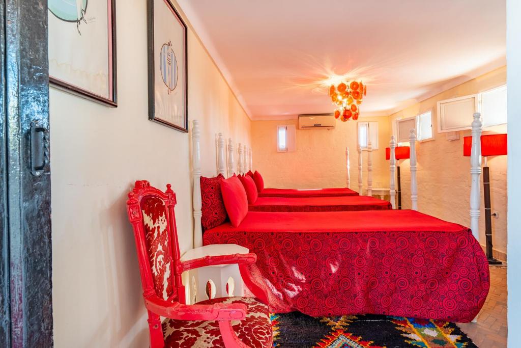 Postel nebo postele na pokoji v ubytování Maison Du Tresor