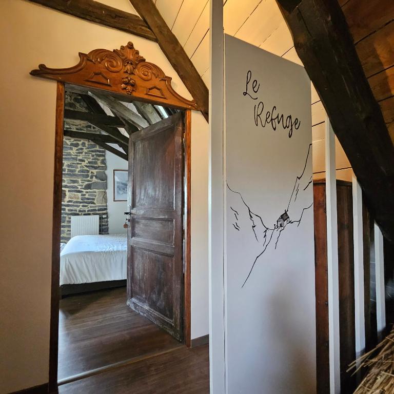 Postel nebo postele na pokoji v ubytování DATCHA ANASTASIA