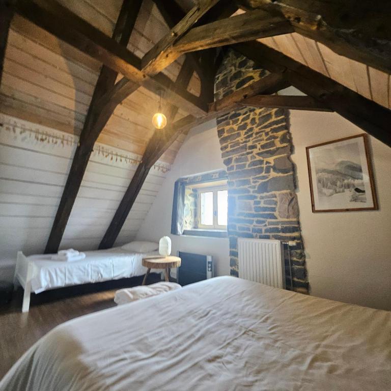 Postel nebo postele na pokoji v ubytování DATCHA ANASTASIA