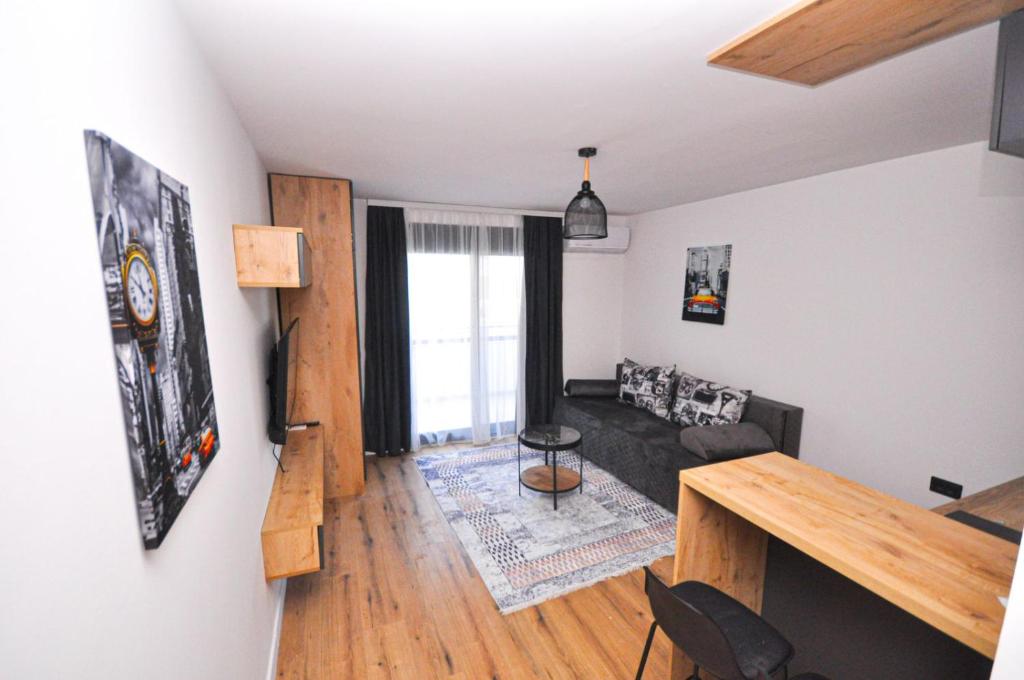 Posezení v ubytování New Studio - Dobra Voda