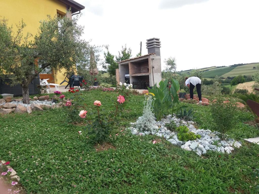 Ogród w obiekcie Agriturismo La Stradaccia