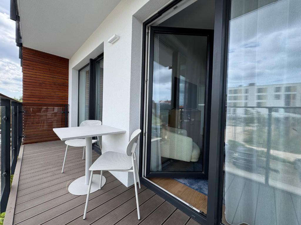 Balkón nebo terasa v ubytování Aparthotel Anchoria Holiday Honest-Serwis