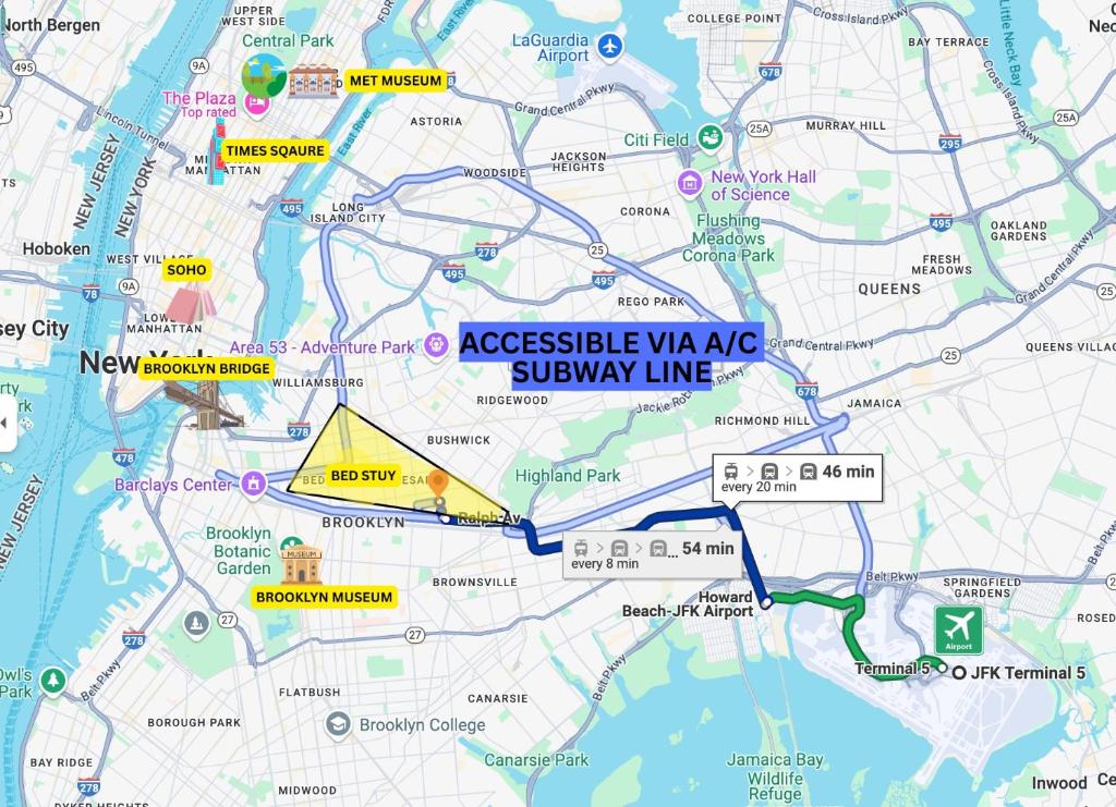 Billede fra billedgalleriet på Brooklyn - Bed-Stuy - Spacious Private 2BR Apartment i Brooklyn