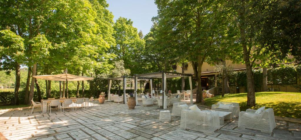 Zahrada ubytování Casa Vissani
