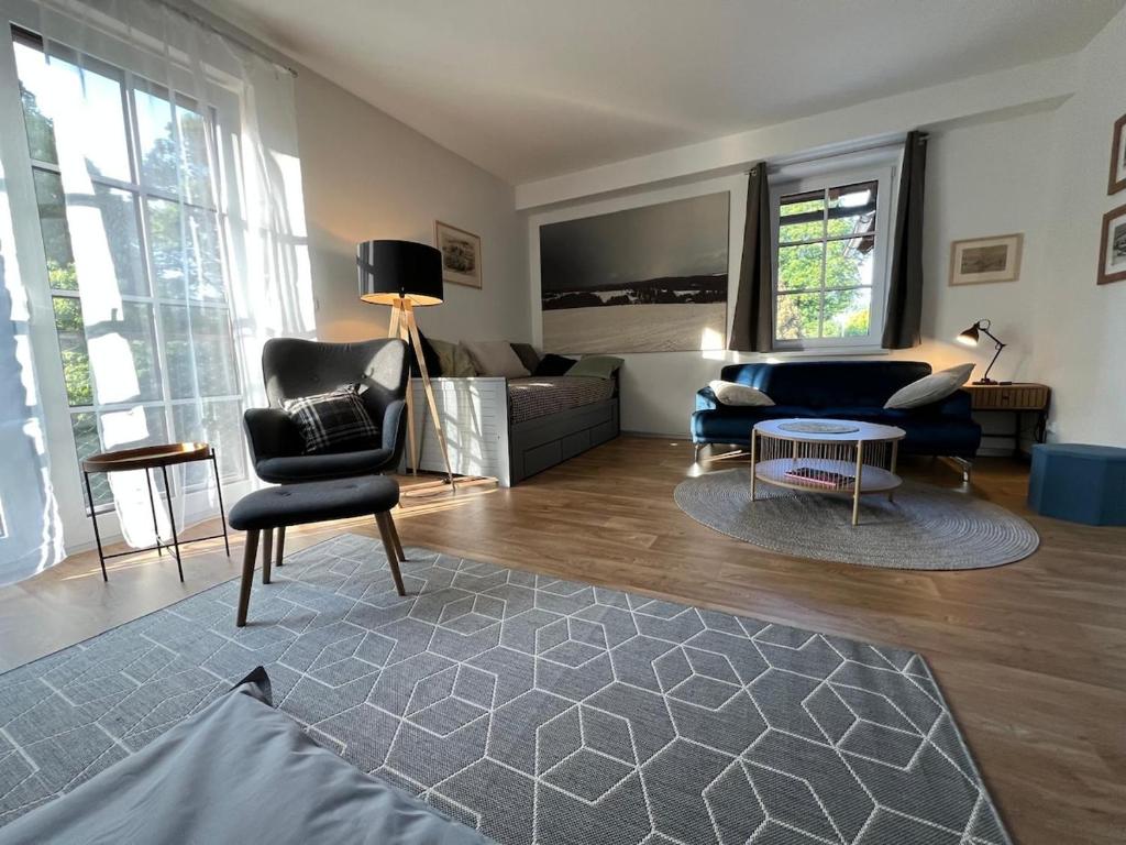 Posezení v ubytování Apartmán Mařinka