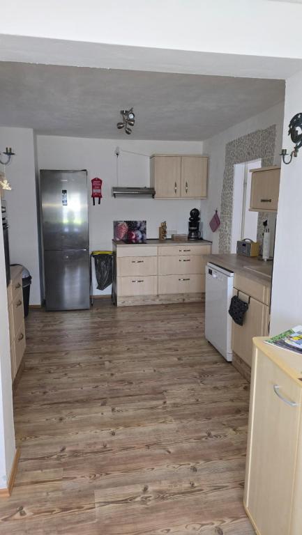 Kuchyň nebo kuchyňský kout v ubytování Ferienwohnung