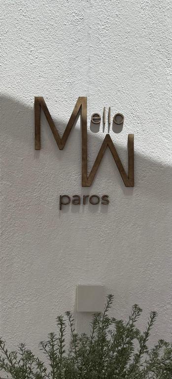 Certifikát, hodnocení, plakát nebo jiný dokument vystavený v ubytování Mellow Paros