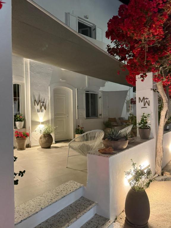 Zahrada ubytování Mellow Paros