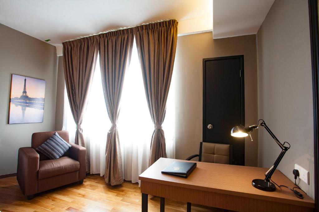 Posezení v ubytování Millesime Hotel Johor Bahru