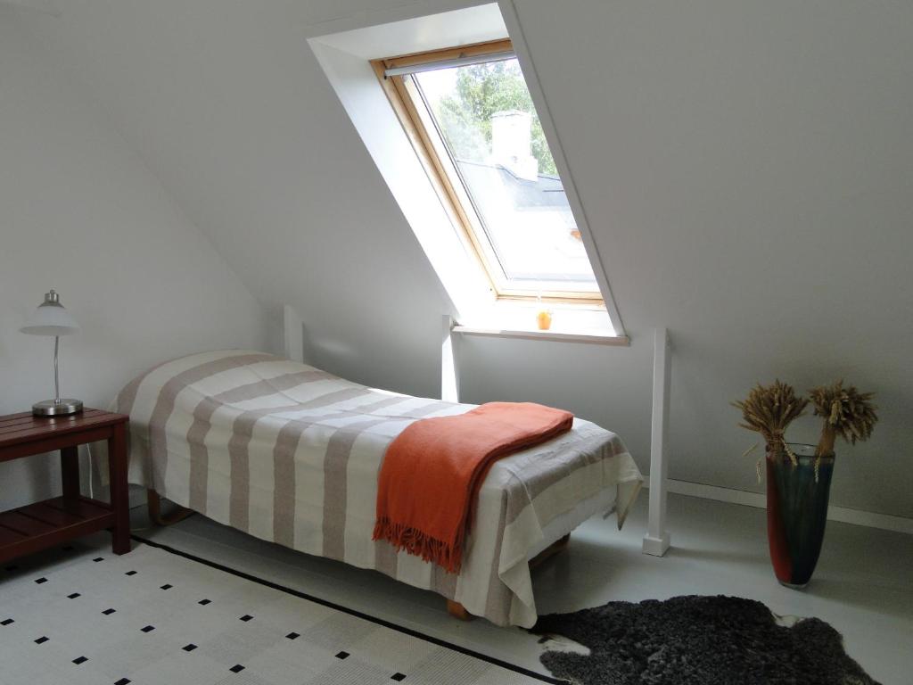Postel nebo postele na pokoji v ubytování Dyssegaard B&B