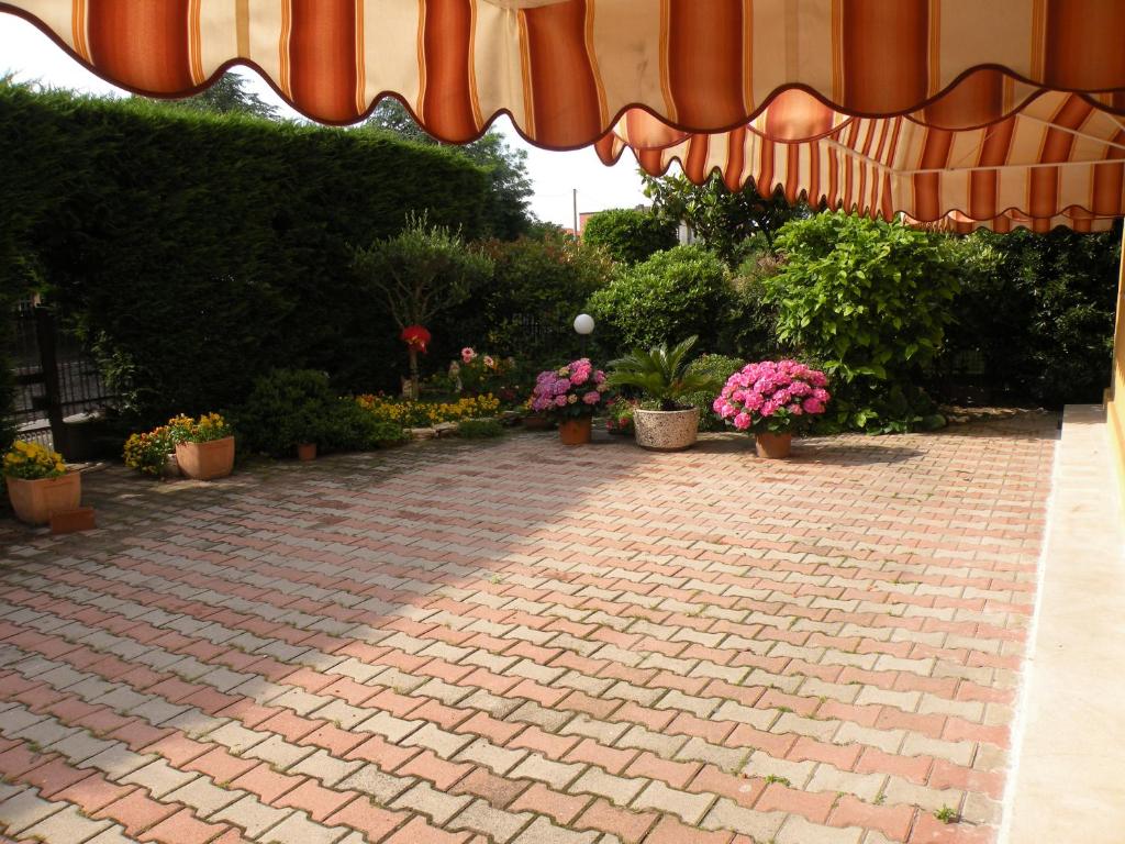 Zahrada ubytování Casa Oriana