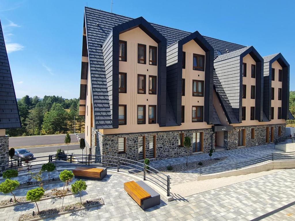 an architectural rendering of an apartment building at Alpino in Divčibare