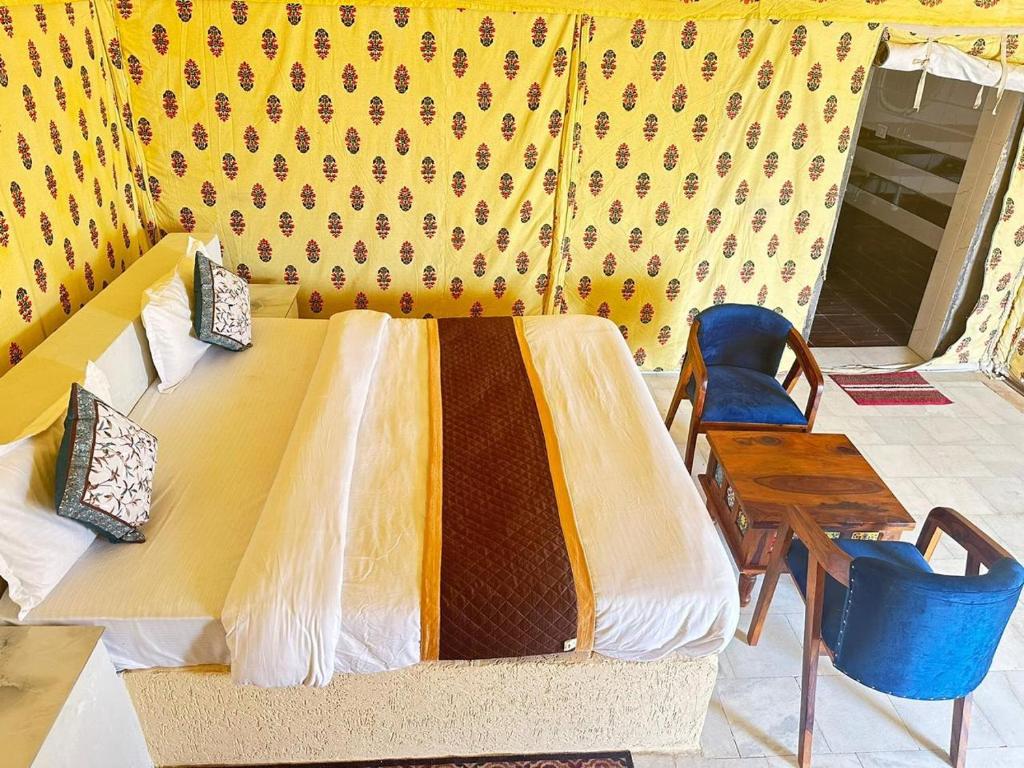 منطقة جلوس في Desert island Camp & Resort Jaisalmer